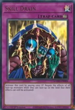 Yugioh! Skill Drain - MAMA-EN094 - Ultra Rare - 1st Edition Near Mint, English - Image 1