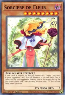 Yugioh! Sorciere de Fleur - LED8-EN028 - Common - 1st Edition Near Mint, English - Image 1