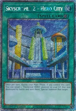 Yugioh! Skyscraper 2 - Hero City - RA03-EN175 - Platinum Secret Rare - 1st Editi - Image 1