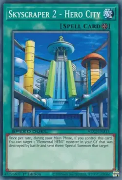 Yugioh! Skyscraper 2 - Hero City - SGX2-ENA15 - Common - 1st Edition Near Mint, - Image 1