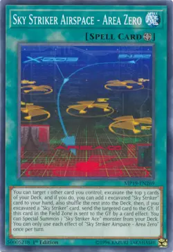 Yugioh! Sky Striker Airspace - Area Zero - MP19-EN269 - Common - 1st Edition Nea - Image 1