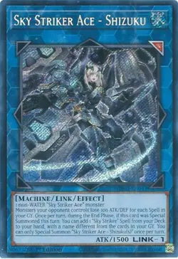 Yugioh! Sky Striker Ace - Shizuku - RA03-EN043 - Secret Rare - 1st Edition Near - Image 1