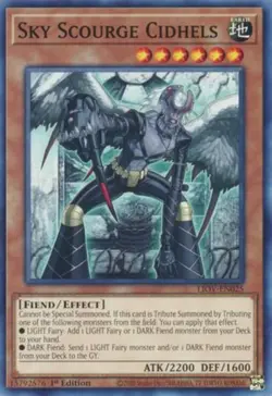 Yugioh! Sky Scourge Cidhels - LIOV-EN025 - Common - 1st Edition Near Mint, Engli - Image 1
