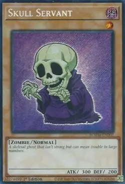 Yugioh! Skull Servant - BLMM-EN002 - Secret Rare - 1st Edition Near Mint, Englis - Image 1