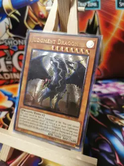 CUSTOM Buy 2, get 3rd for free Yugioh Judgment Dragon NM ULTIMATE RARE - Image 1