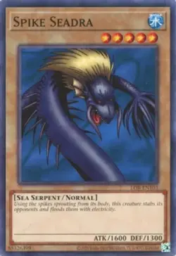 Yugioh! Spike Seadra - LOB-EN103 - Common - Unlimited 25th Anniversary Edition N - Image 1