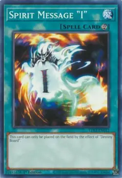 Yugioh! Spirit Message "I" - LDS3-EN012 - Common - 1st Edition Near Mint, Englis - Image 1