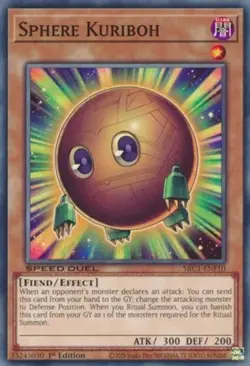 Yugioh! Sphere Kuriboh - SBC1-ENF10 - Common - 1st Edition Near Mint, English - Image 1