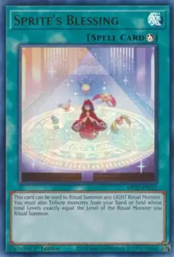 Yugioh! Sprite's Blessing - MP22-EN252 - Ultra Rare - 1st Edition Near Mint, Eng - Image 1