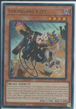 Yugioh! Springans Kitt - BLTR-EN108 - Ultra Rare - 1st Edition Near Mint, Englis - Image 1