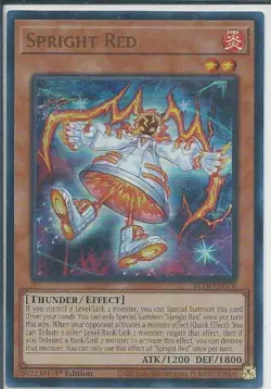 Yugioh! Spright Red - BLTR-EN078 - Ultra Rare - 1st Edition Near Mint, English - Image 1