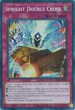 Yugioh! Spright Double Cross - DABL-EN074 - Super Rare - 1st Edition Near Mint, - Image 1