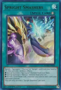 Yugioh! Spright Smashers - BLMR-EN098 - Ultra Rare - 1st Edition Near Mint, Engl - Image 1