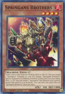 Yugioh! Springans Brothers - LIOV-EN005 - Common - 1st Edition Near Mint, Englis - Image 1