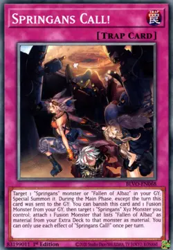 Yugioh! Springans Call! - BLVO-EN068 - Common - 1st Edition Near Mint, English - Image 1
