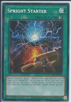 Yugioh! Spright Starter - BLTR-EN104 - Secret Rare - 1st Edition Near Mint, Engl - Image 1