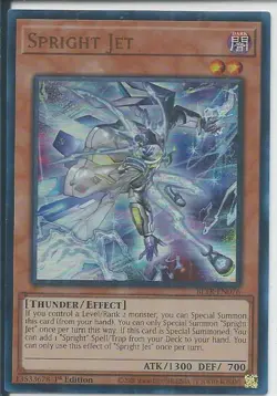 Yugioh! Spright Jet - BLTR-EN076 - Ultra Rare - 1st Edition Near Mint, English - Image 1
