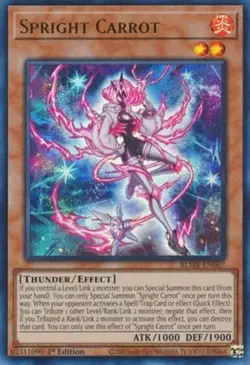 Yugioh! Spright Carrot - BLMR-EN067 - Ultra Rare - 1st Edition Near Mint, Englis - Image 1