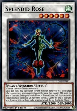Yugioh! Splendid Rose - LDS2-EN111 - Common - 1st Edition Near Mint, English - Image 1
