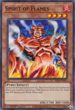 Yugioh! Spirit of Flames - SR14-EN019 - Common - 1st Edition Near Mint, English - Image 1