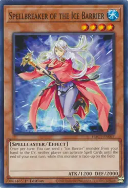 Yugioh! Spellbreaker of the Ice Barrier - HAC1-EN041 - Common - 1st Edition Near - Image 1