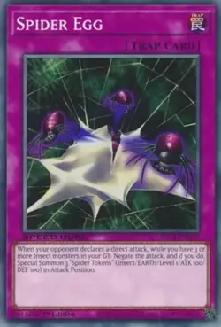 Yugioh! Spider Egg - SBC1-END17 - Common - 1st Edition Near Mint, English - Image 1