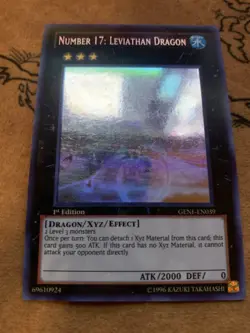 Number 17: Leviathan Dragon Ghost 1st Ed GENF-EN039 Yu-Gi-Oh NM - Image 1