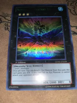 Number 17: Leviathan Dragon Ghost 1st Ed GENF-EN039 Yu-Gi-Oh NM - Image 2