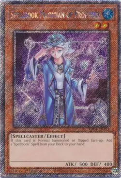 Yugioh! Spellbook Magician of Prophecy - RA04-EN183 - Platinum Secret Rare - 1st - Image 1
