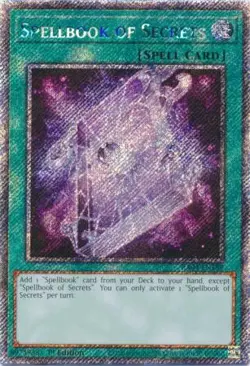 Yugioh! Spellbook of Secrets - RA04-EN189 - Platinum Secret Rare - 1st Edition N - Image 1