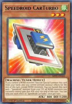 Yugioh! Speedroid CarTurbo - MP21-EN162 - Rare - 1st Edition Near Mint, English - Image 1
