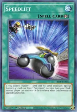 Yugioh! Speedlift - LED8-EN020 - Common - 1st Edition Near Mint, English - Image 1