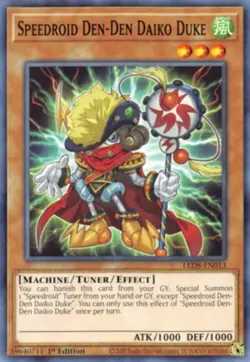 Yugioh! Speedroid Den-Den Daiko Duke - LED8-EN013 - Common - 1st Edition Near Mi - Image 1