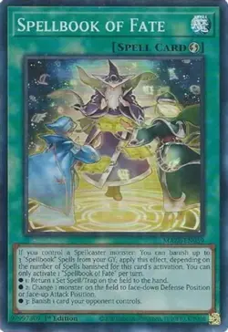 Yugioh! Spellbook of Fate - MAZE-EN059 - Super Rare - 1st Edition Near Mint, Eng - Image 1