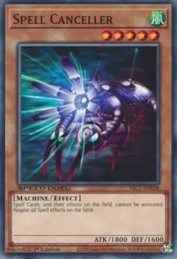 Yugioh! Spell Canceller - SBC1-ENE08 - Common - 1st Edition Near Mint, English - Image 1