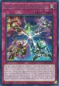 Yugioh! Soul of the Supreme King - MAZE-EN027 - Rare - 1st Edition Near Mint, En - Image 1