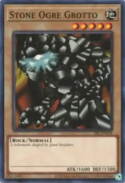 Yugioh! Stone Ogre Grotto - SRL-EN058 - Common - Unlimited 25th Anniversary Edit - Image 1