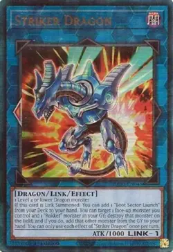 Yugioh! Striker Dragon - RA01-EN046 - Prismatic Ultimate Rare - 1st Edition Near - Image 1