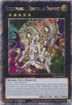 Yugioh! Stellarknight Constellar Diamond - RA04-EN241 - Platinum Secret Rare - 1 - Image 1
