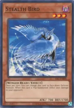 Yugioh! Stealth Bird - IOC-EN068 - Common - Unlimited 25th Anniversary Edition N - Image 1