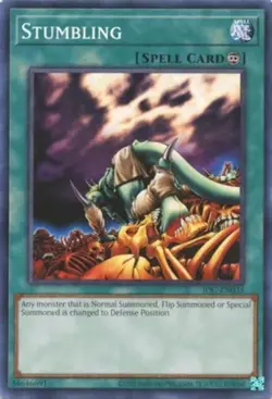 Yugioh! Stumbling - IOC-EN035 - Common - Unlimited 25th Anniversary Edition Near - Image 1