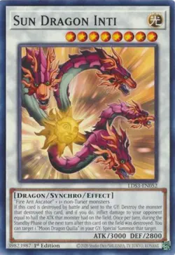 Yugioh! Sun Dragon Inti - LDS3-EN052 - Common - 1st Edition Near Mint, English - Image 1