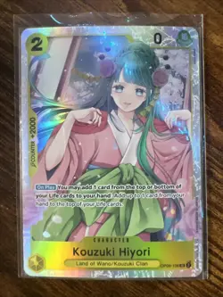 Kouzuki Hiyori Super Rare One Piece TCG OP06-106 SR Englisch - Image 1