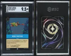 2023 Disney Lorcana The First Chapter Foil Work Together (Pasha Error) SGC 9.5 - Image 3