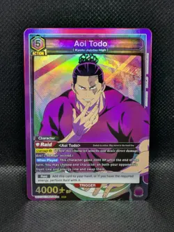 Union Arena TCG Jujutsu Kaisen Aoi Todo (SR) UE03BT/JJK-1-081 - Image 1