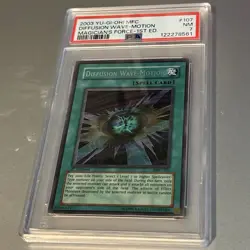 2003 YU-GI-OH! MFC-MAGICIAN'S FORCE 1ST EDITION #107 DIFFUSION WAVE-MOTION PSA 7 - Image 1