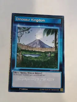 yugioh card 1996 Rex raptor skill card 1st edition dinosaur Kingdom - Image 2