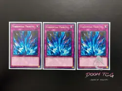 Yugioh! Torrential Tribute GRCR-EN057, LED9-EN029 (R) 1st Ed 3x - Image 1