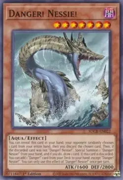 Yugioh! Danger! Nessie! - SDCK-EN022 - Common - 1st Edition Near Mint - Image 1