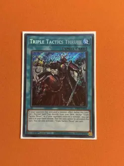 Triple Tactics Thrust - Secret Rare - RA03-EN072 Quarter Century - Image 1